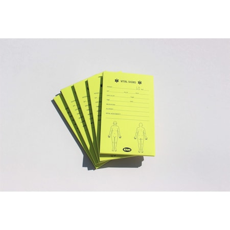 Vital Signs Triage Notepads, 5 Pack